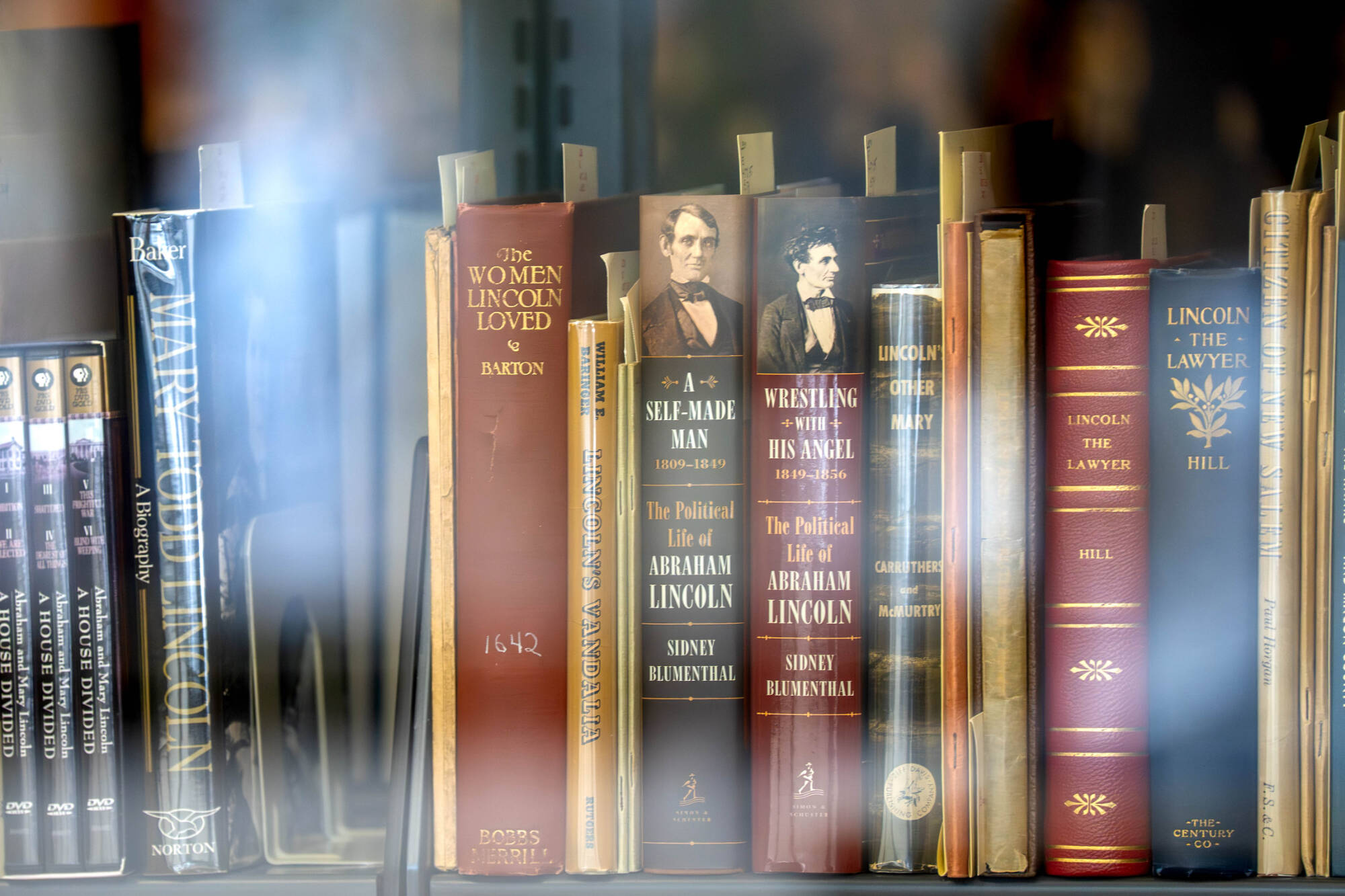 books on a shelf